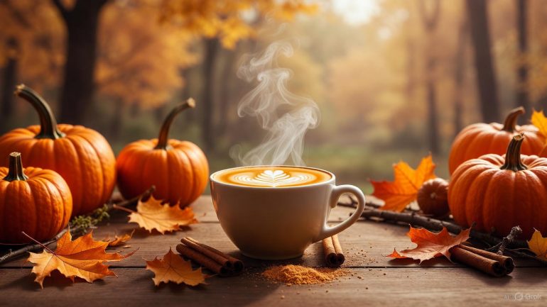 A pumpkin spice latte titka